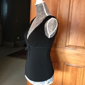 Tahari black tank
